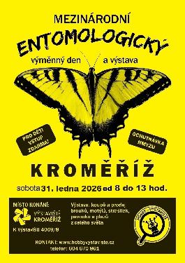 Prodejn� v�stava brouk�, mot�l� a ostatn�ho hmyzu.